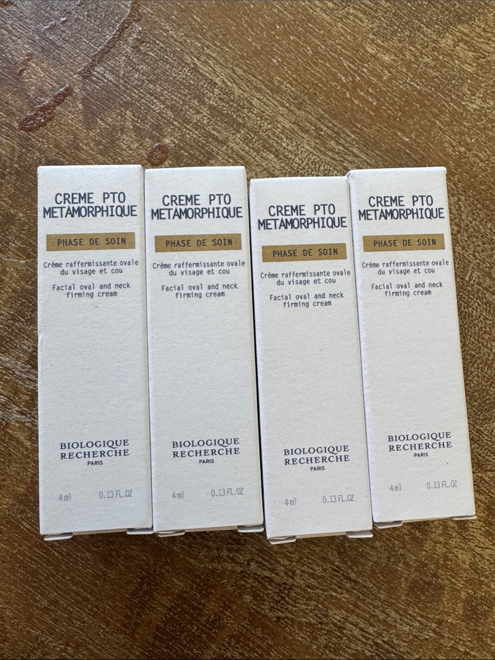 NEW Firming Creme PTO Metamorphique set of 4 Samples by Biologique Recherche